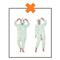Onesie unicorn mint sterren